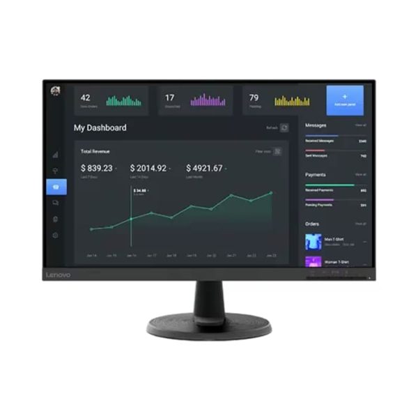 (PRST00013) Monitor “Lenovo” D24-40 FHD 1920 x 1080 23.8″ - Image 2
